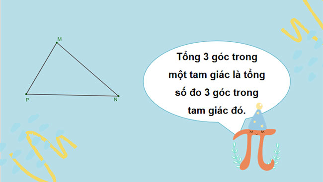  Tổng các góc trong một tam giác 
