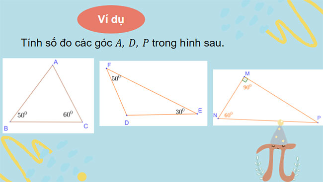  Tổng các góc trong một tam giác 