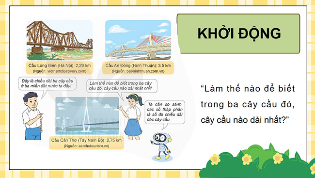 PowerPoint So sánh các số thập phân