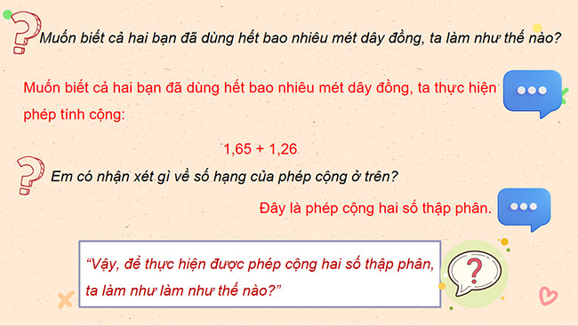 PowerPoint Phép cộng số thập phân