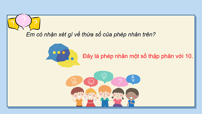 PowerPoint Nhân, chia số thập phân với 10; 100; 1000;... hoặc với 0,1; 0,01; 0,001;...