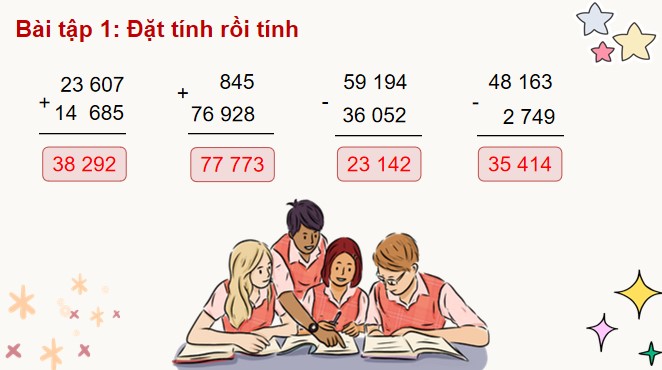 PPT Toán 4 Bài 2: Ôn tập các phép cộng, phép trừ