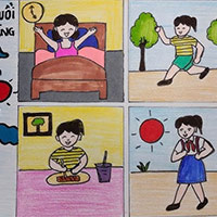 PowerPoint Mĩ thuật 6 Bài 14: Thiết kế thời gian biểu