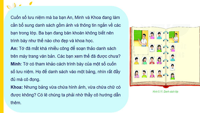 PowerPoint Tin học 6  Trình bày thông tin ở dạng bảng