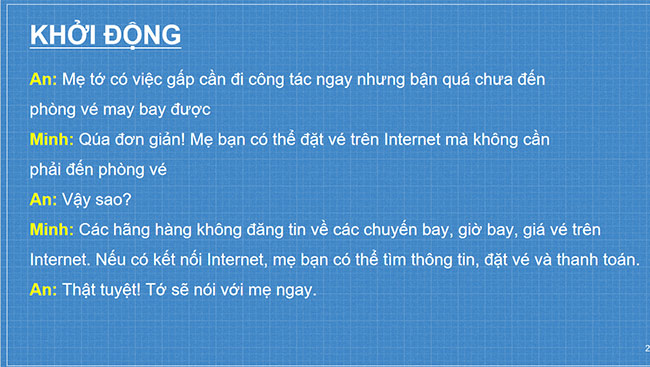 PowerPoint Tin học 6 Internet