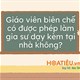 Giáo viên biên chế có được phép làm gia sư dạy kèm tại nhà không?