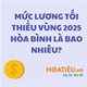 Mức lương tối thiểu vùng 2025 Hòa Bình là bao nhiêu?