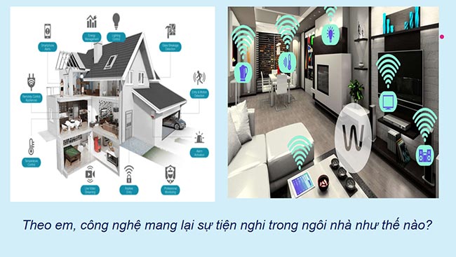 PowerPoint Công nghệ 6 Bài 3: Ngôi nhà thông minh