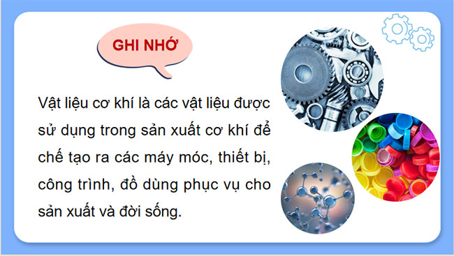 Khái quát về vật liệu cơ khí