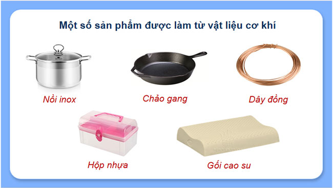 Khái quát về vật liệu cơ khí