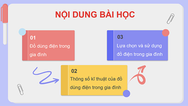 PowerPoint Công nghệ 6 Bài 10: Khái quát về đồ dùng điện trong gia đình