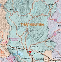 Bản đồ 92 xã phường ở tỉnh Thái Nguyên sau khi sáp nhập