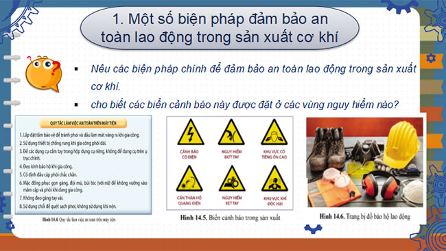 PowerPoint Công nghệ Cơ khí 11 Bài 14