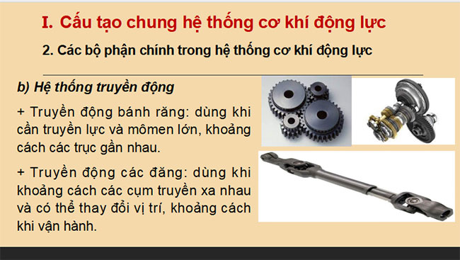 PowerPoint Công nghệ Cơ khí 11 Bài 15