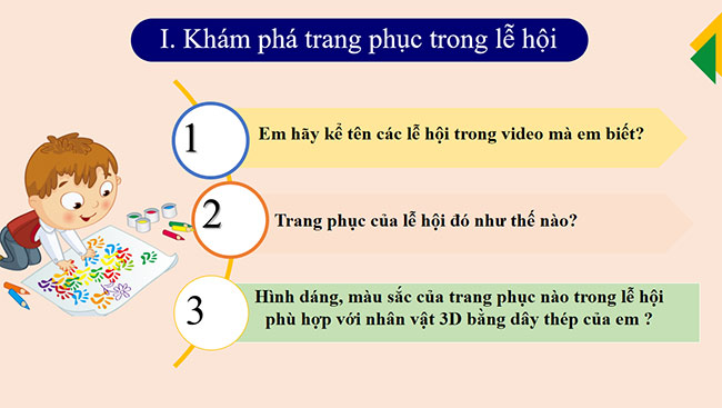 PowerPoint Mĩ thuật 6 Bài 2: Trang phục trong lễ hội