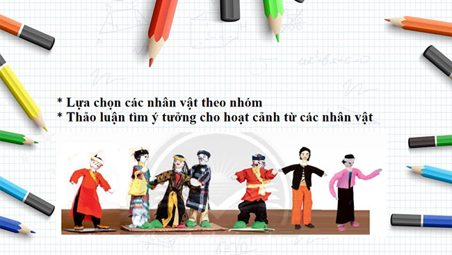 PowerPoint Mĩ thuật 6 Bài 3: Hoạt cảnh ngày hội