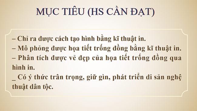 PowerPoint Mĩ thuật 6 Bài 2: Họa tiết trống đồng