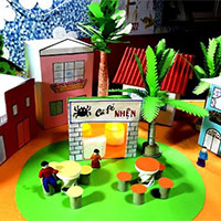 PowerPoint Mĩ thuật 6 Bài 3: Khu nhà tương lai