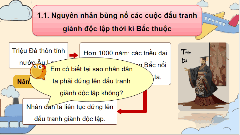 Bài 8: Đấu tranh giành độc lập thời kì Bắc thuộc