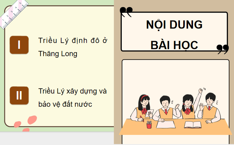 Bài 9: Triều Lý và việc định đô ở Thăng Long