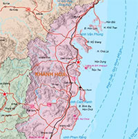 Bản đồ 65 xã phường ở tỉnh Khánh Hòa sau khi sáp nhập