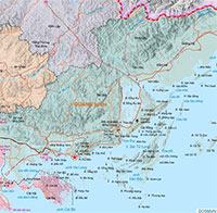 Bản đồ 54 xã phường đặc khu ở tỉnh Quảng Ninh sau khi sắp xếp 