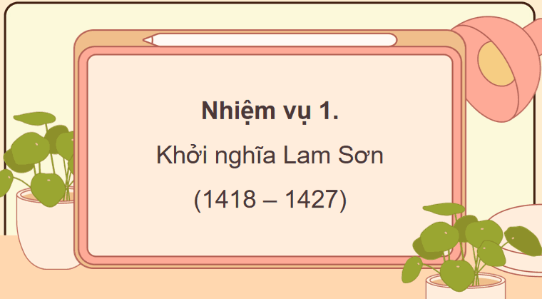 Bài 12: Khởi nghĩa Lam Sơn và Triều Hậu Lê