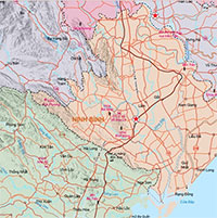 Bản đồ 129 xã phường ở tỉnh Ninh Bình sau khi sắp xếp, sáp nhập