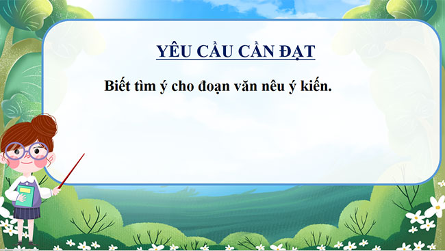 PowerPoint Tìm ý cho đoạn văn nêu ý kiến