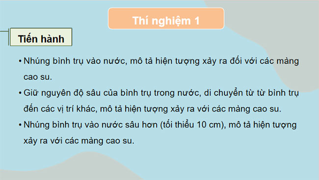  Áp suất chất lỏng Áp suất khí quyển