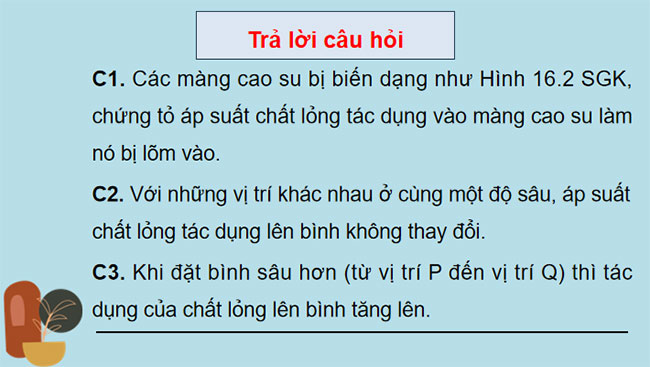 Áp suất chất lỏng Áp suất khí quyển