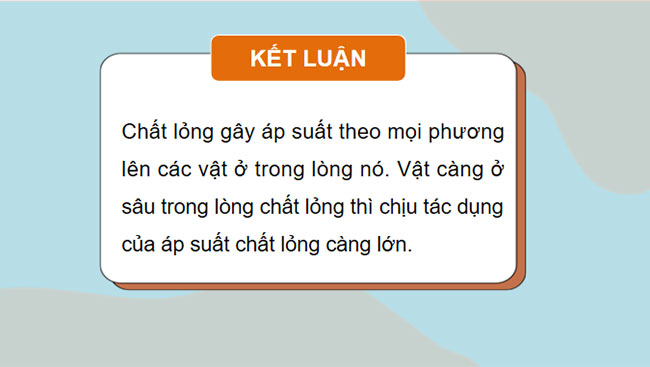  Áp suất chất lỏng Áp suất khí quyển