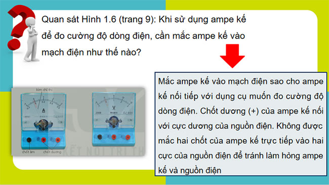  Cường độ dòng điện và hiệu điện thế