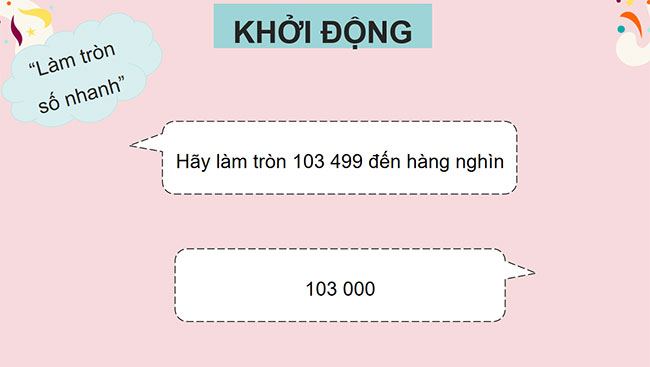 PowerPoint Làm tròn số đến hàng trăm nghìn