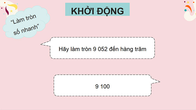 PowerPoint Làm tròn số đến hàng trăm nghìn