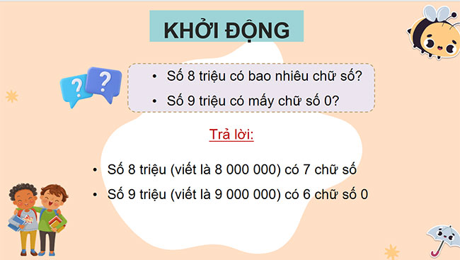 PowerPoint Các số có nhiều chữ số