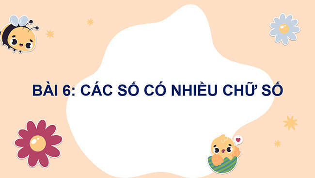 PowerPoint Các số có nhiều chữ số