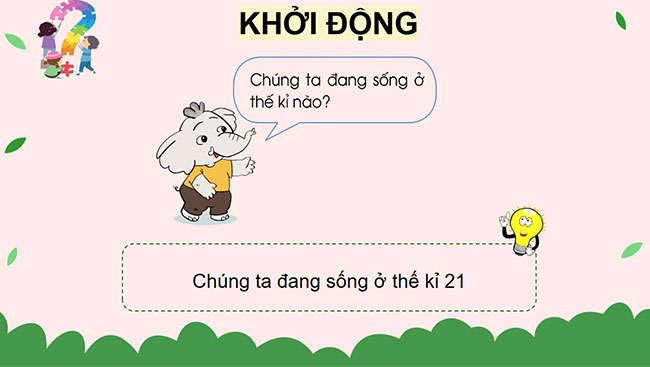 PowerPoint Toán lớp 4 Thế kỉ