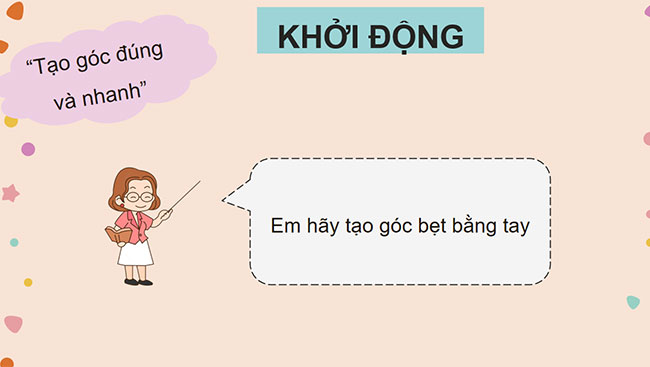 PowerPoint Toán lớp 4 Đơn vị đo góc. Độ (°)