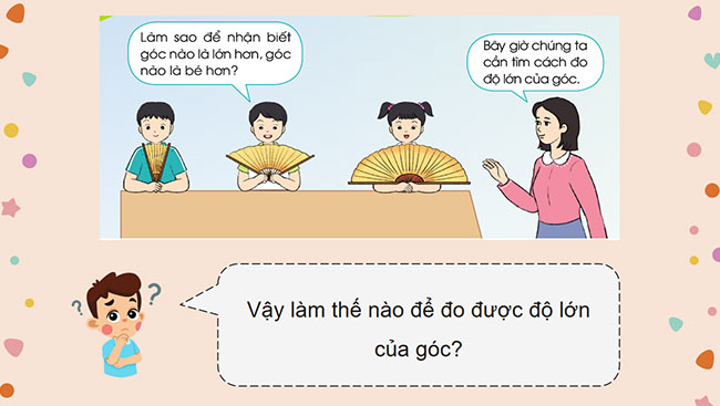 PowerPoint Toán lớp 4 Đơn vị đo góc. Độ (°)