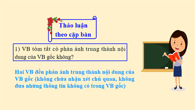 Tóm tắt văn bản theo những yêu cầu khác nhau về độ dài