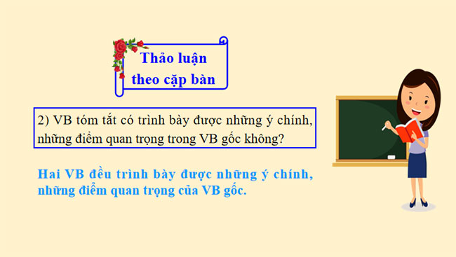 Tóm tắt văn bản theo những yêu cầu khác nhau về độ dài