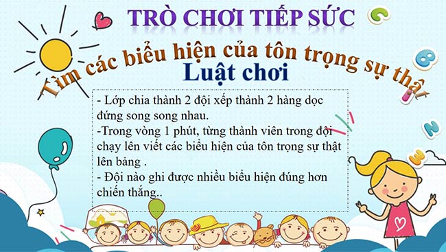 PowerPoint GDCD 6 Tôn trọng sự thật