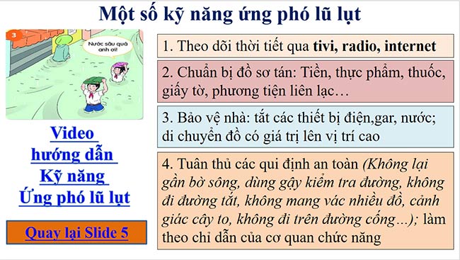 PowerPoint GDCD 6 Ứng phó với tình huống nguy hiểm