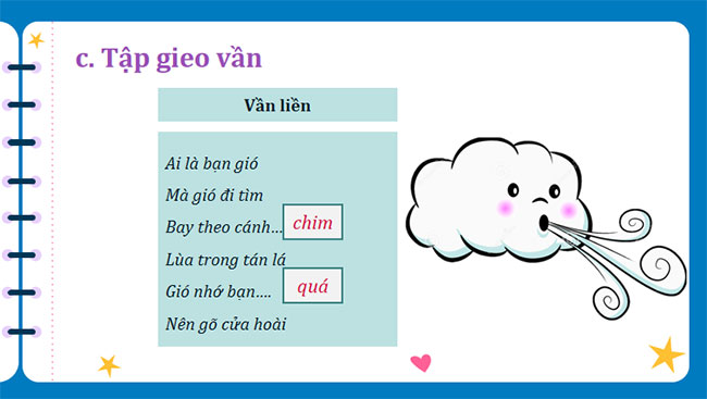 Tập làm một bài thơ bốn chữ hoặc năm chữ