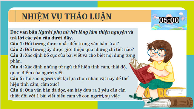 Viết bài văn biểu cảm về con người hoặc sự việc