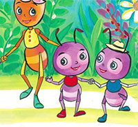 Giáo án mầm non: Truyện Kiến thi an toàn giao thông