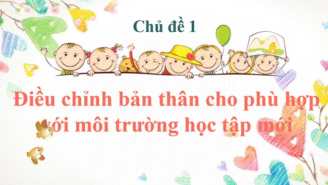 PowerPoint HĐTN 6: Điều chỉnh bản thân cho phù hợp với môi trường học tập mới