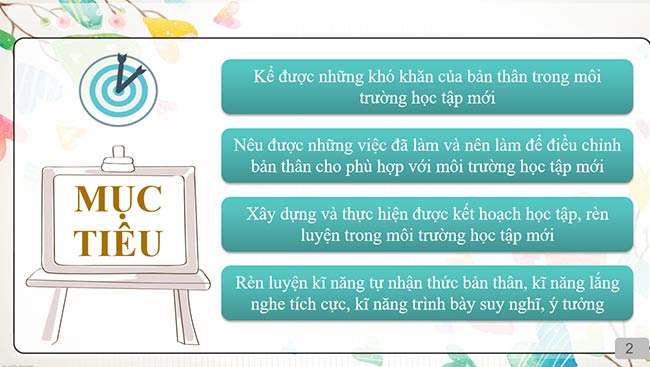 PowerPoint HĐTN 6: Điều chỉnh bản thân cho phù hợp với môi trường học tập mới