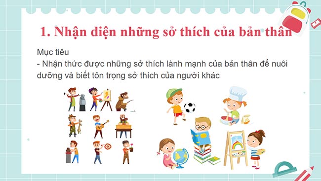 PowerPoint Hoạt động trải nghiệm 6: Sở thích và khả năng của em